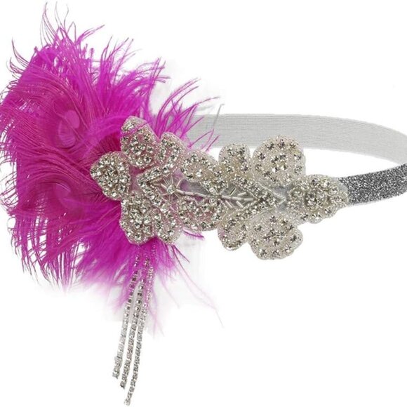 1920s Headpiece Great Gatsby Accessories Flapper Headband Wedding Headpieces for - Picture 1 of 4